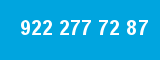 922 277 72 87 922 277 72 87